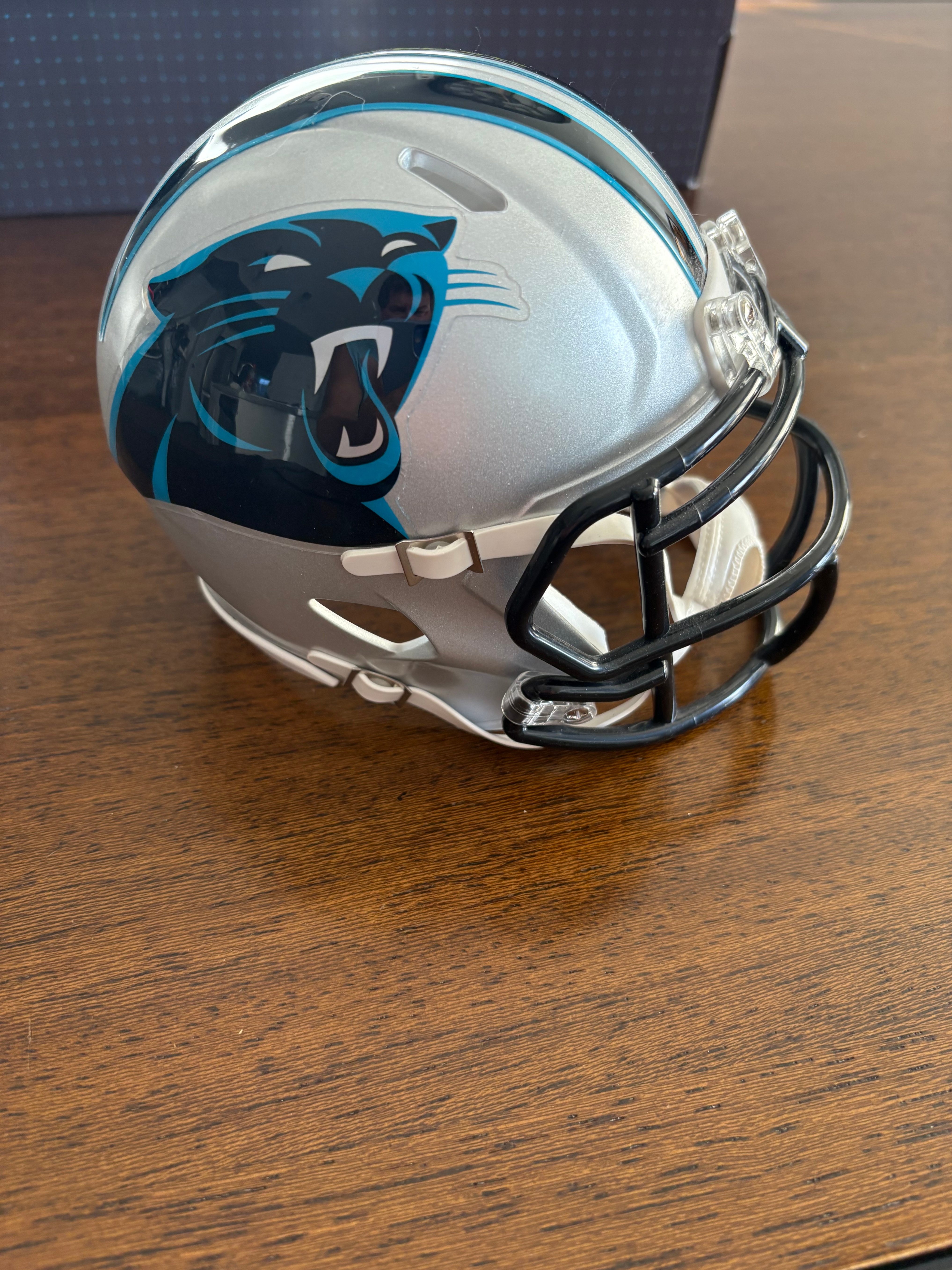 Carolina Panthers Riddell Mini Football Helmet - photo 2