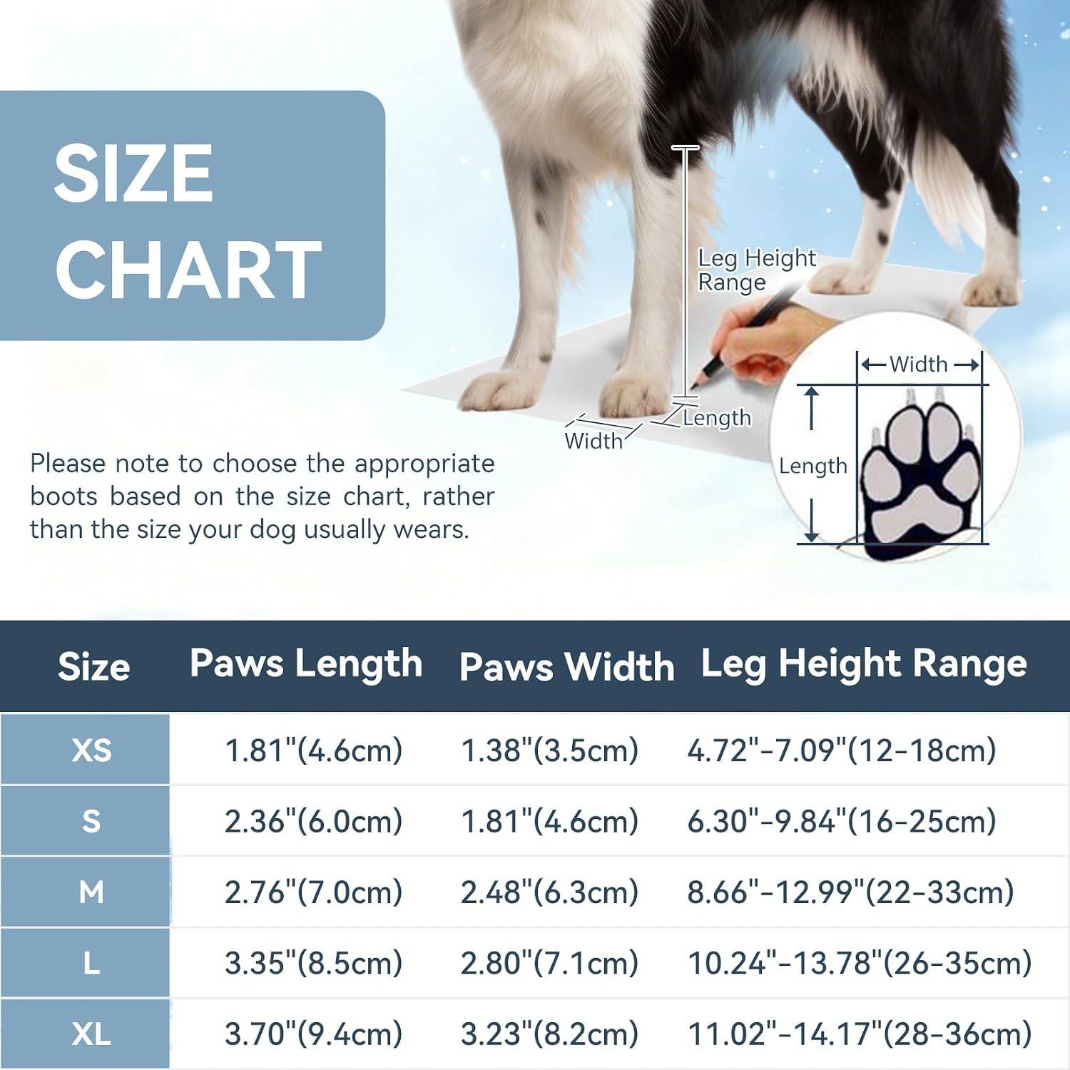 Dog Suspender Boots for Large Dogs, Anti Slip - photo 5