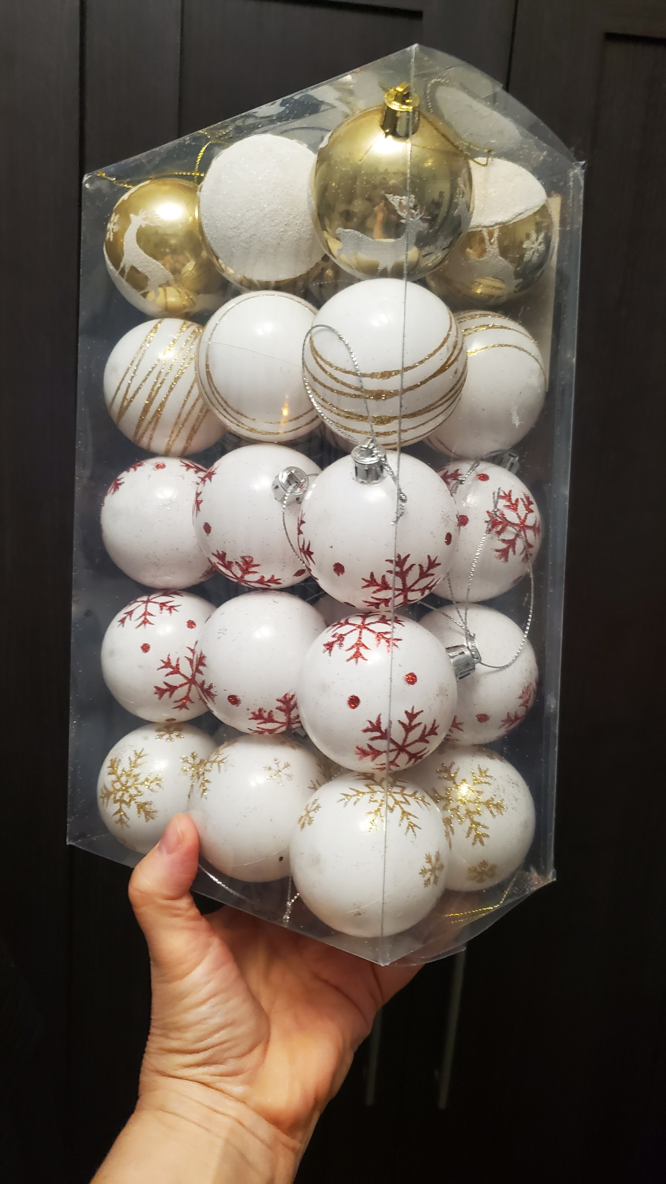 Brand New SHareconn Christmas Ornaments - White Theme: 30 Pieces - photo 2