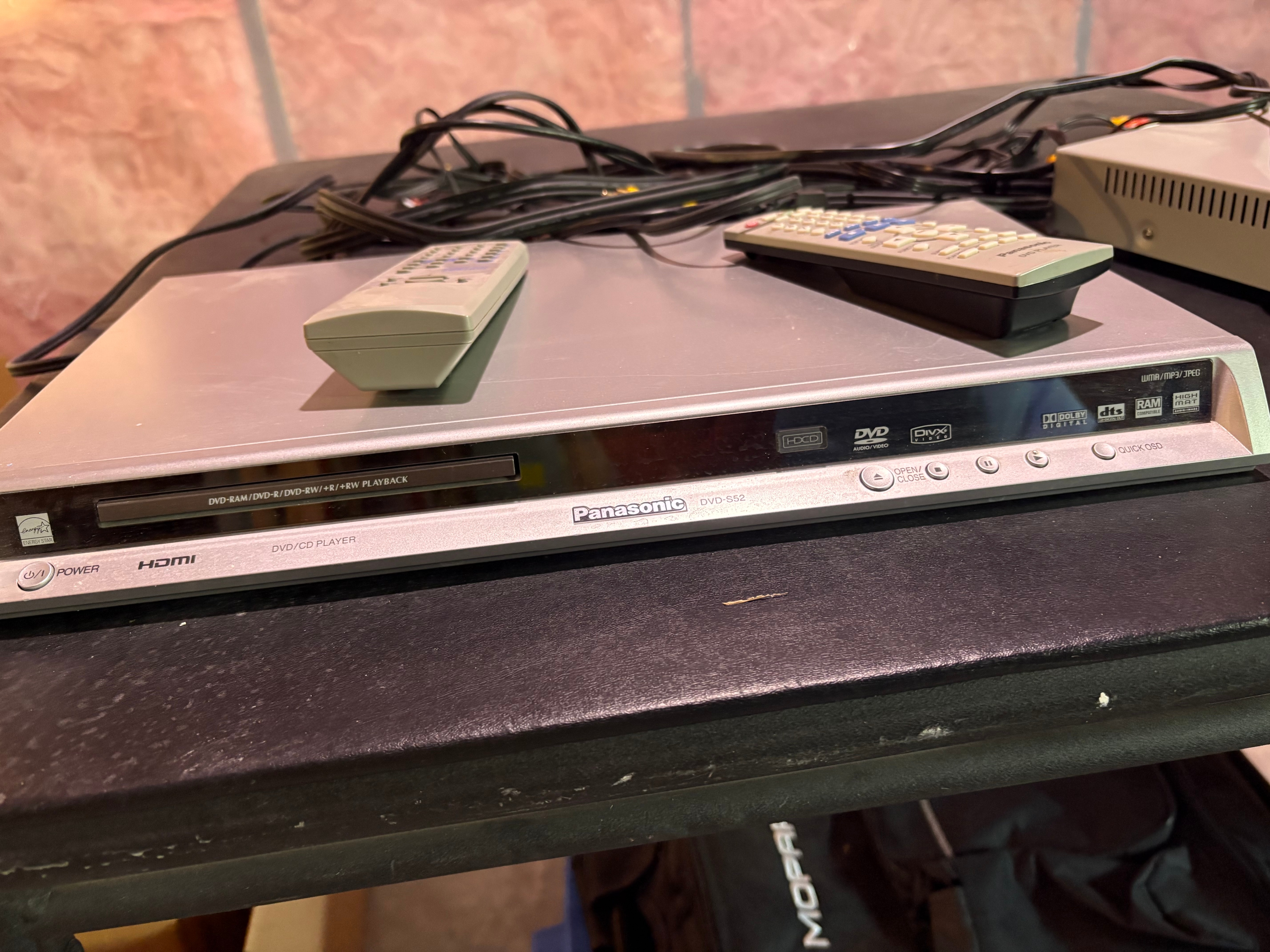 Panasonic DVD-S52 DVD Player & Small DVD