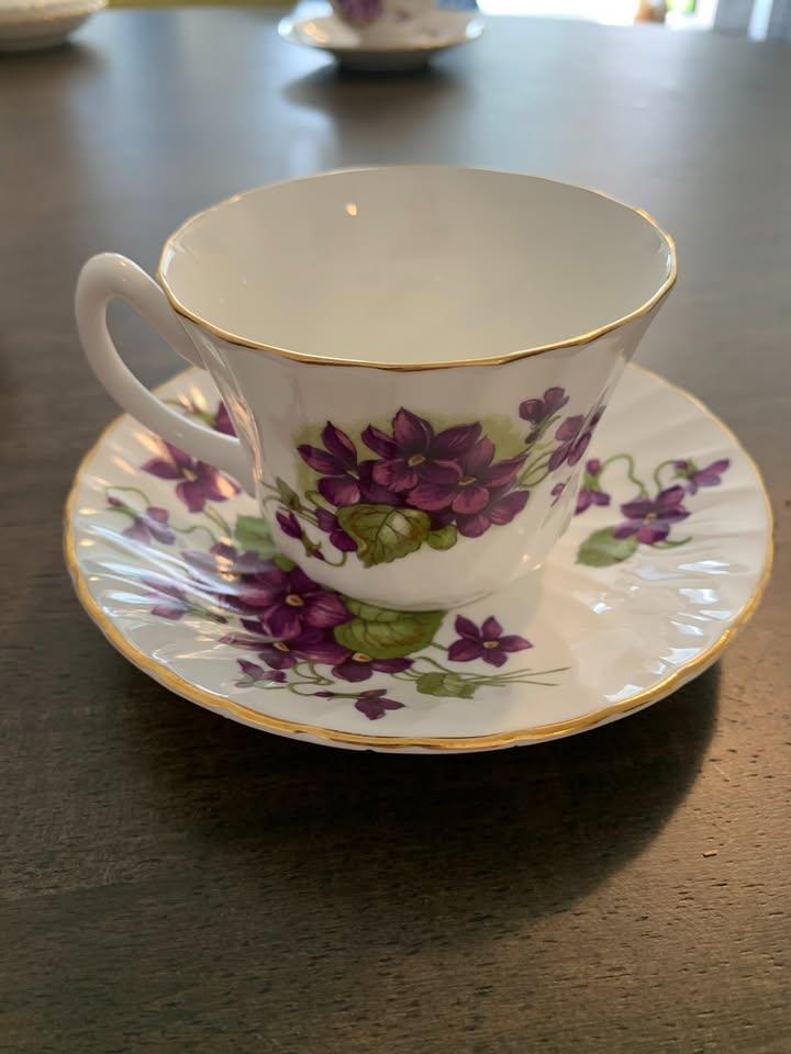 Vintage Royal Kendal Fine Bone China Tea Cup and Saucer