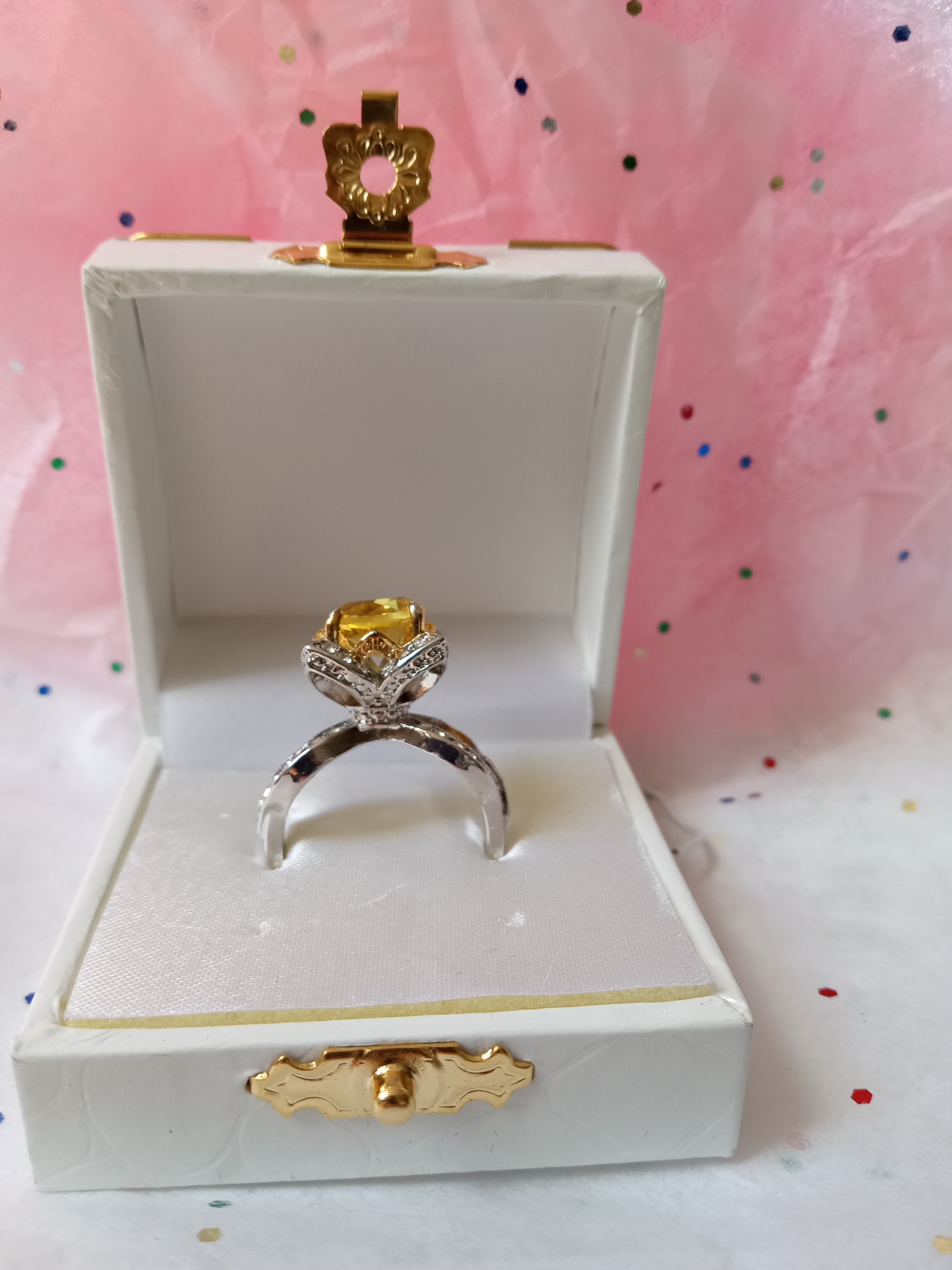 Yellow Golden Honey Citrine Ring - photo 2