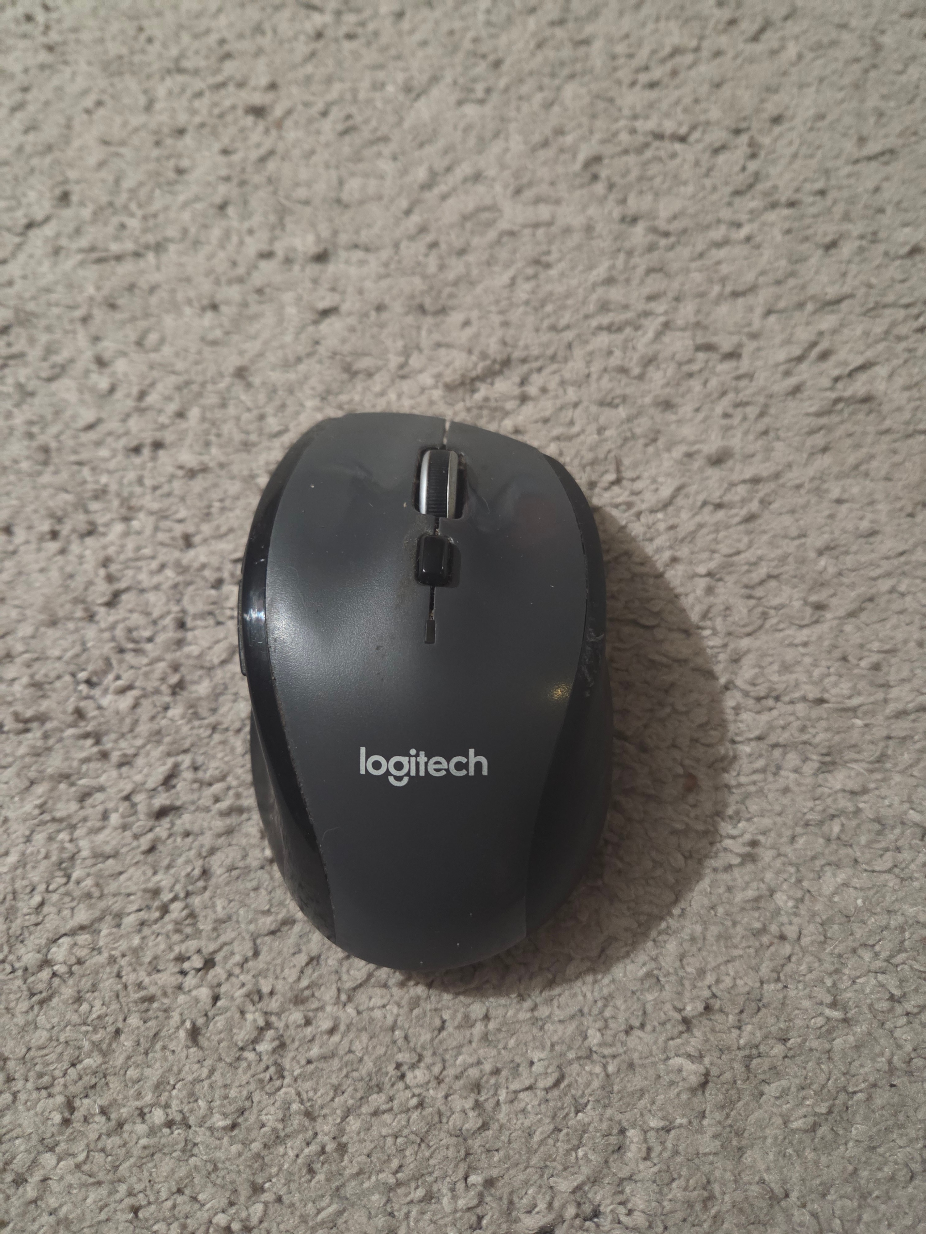 Logitech M705 Marathon Wireless Mouse, AS-IS (No USB Dongle)