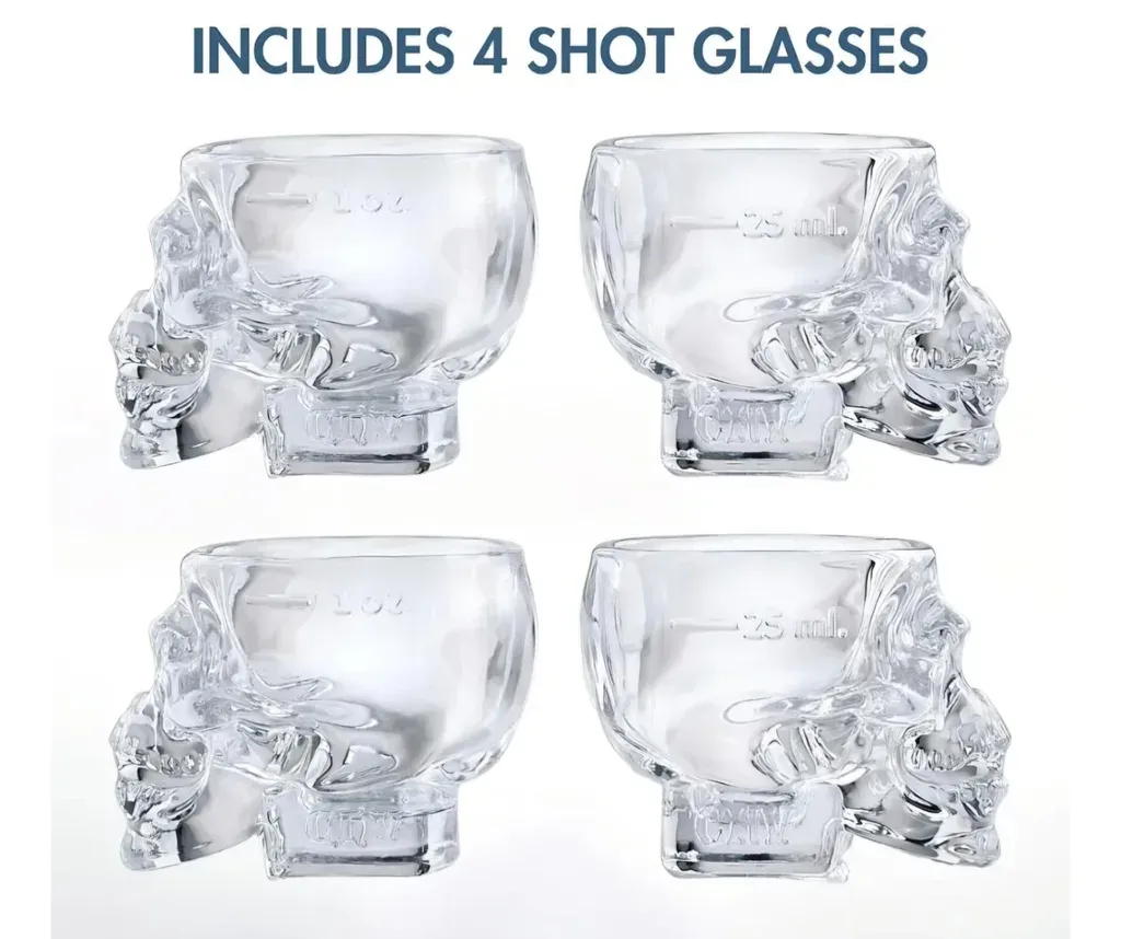Crystal Head Vodka Set with 4 Skull Shot Glasses - photo 5