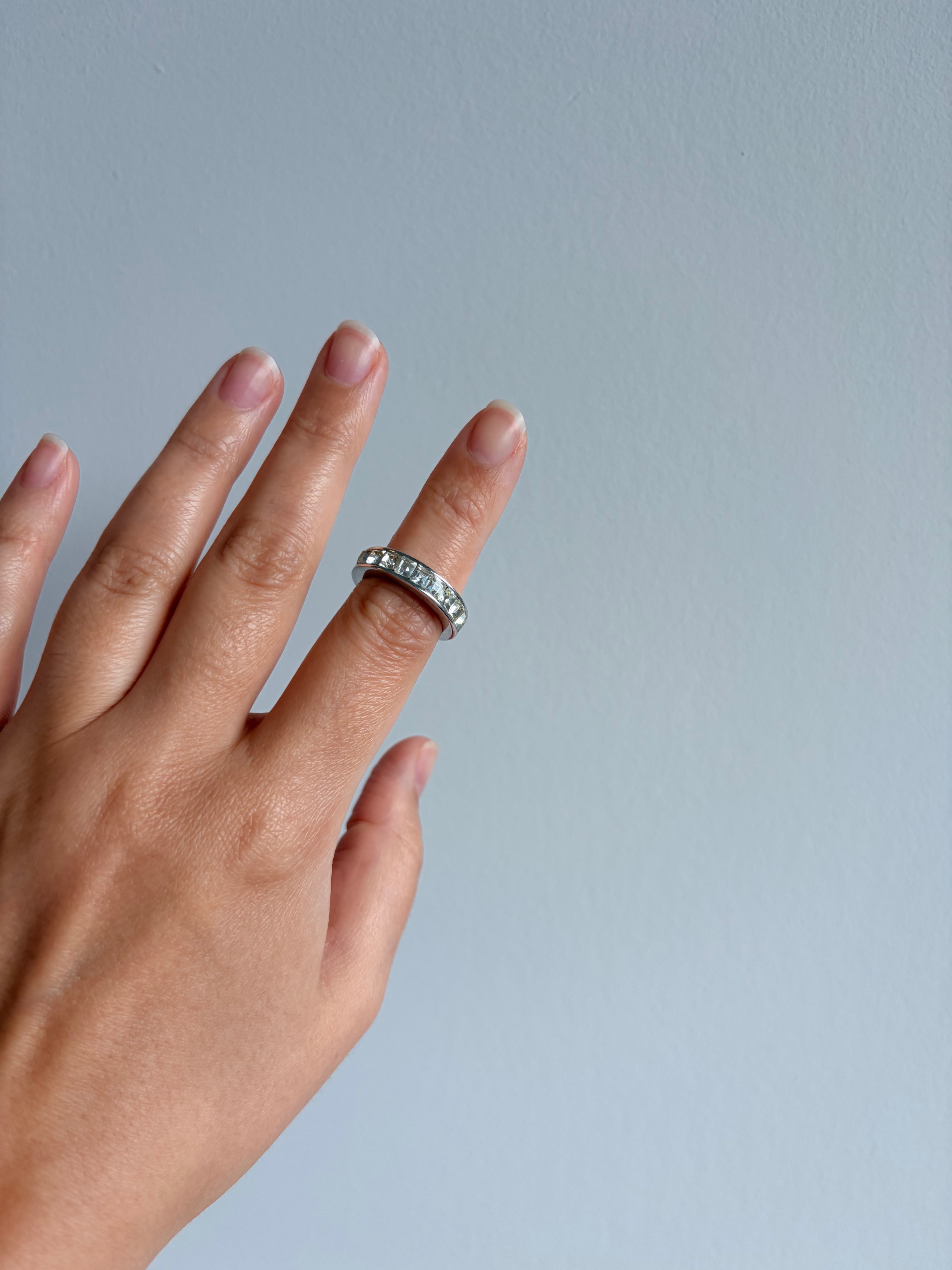 Swarovski Half Eternity Band Ring Size 52 (US 5.75)