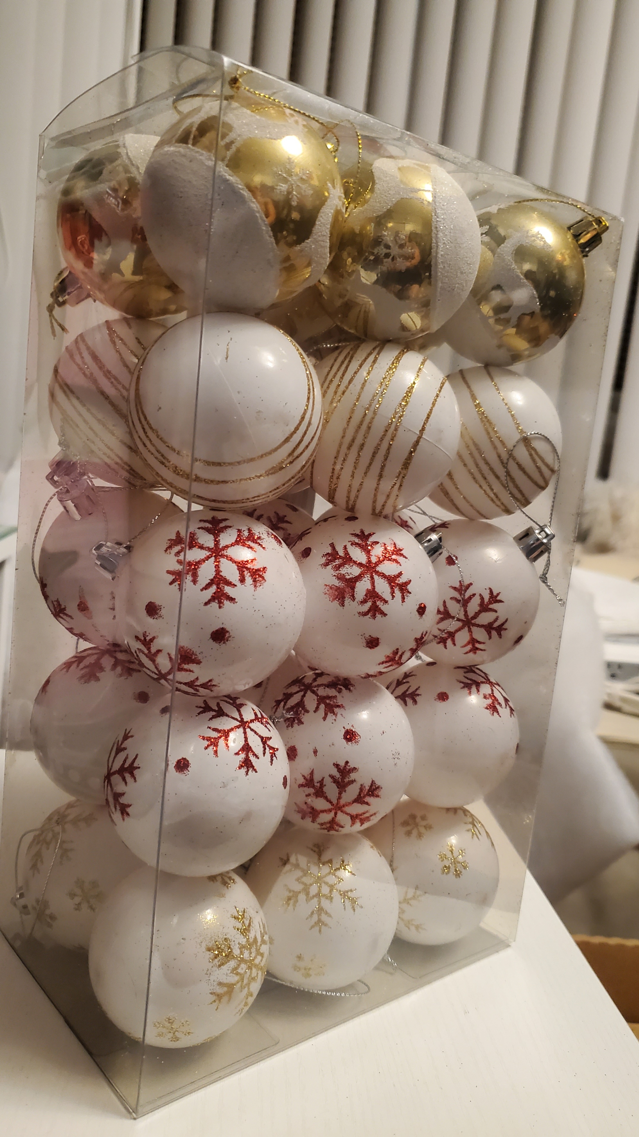 Brand New SHareconn Christmas Ornaments - White Theme: 30 Pieces - photo 5