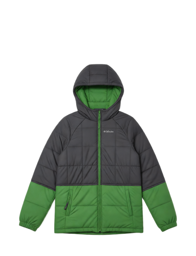 Columbia Youth Quilted Hooded Jacket Size XL