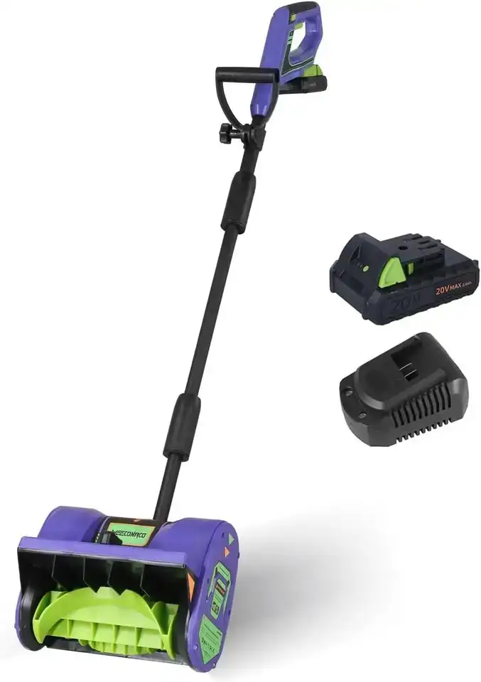 20V Lithium-Ion Cordless Electric Snow Shovel, 12 inch Snow Blow