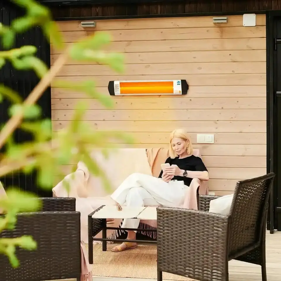 Electric Heater with Thermostat 1500-Wattfor Indoor and Outdoor