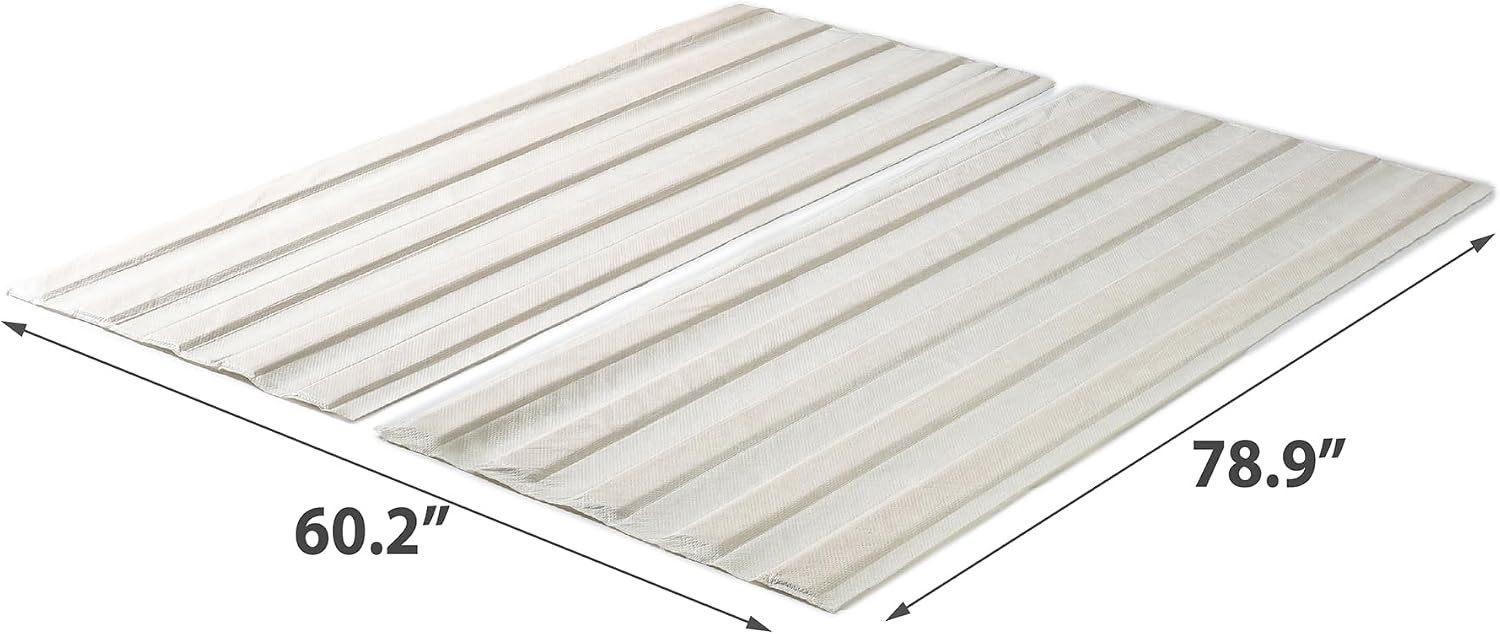 Queen Size Upholstered Bed Frame Slat Support - photo 2