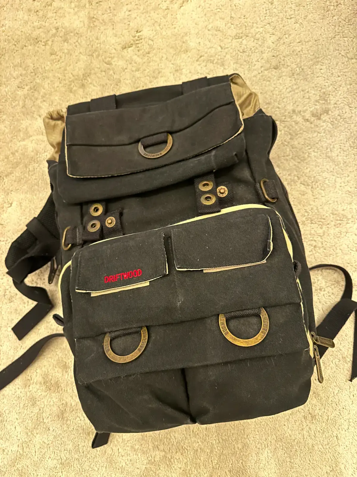 USED Driftwood DSLR SLR Camera Shoulder Bag Backpack Bag 14"