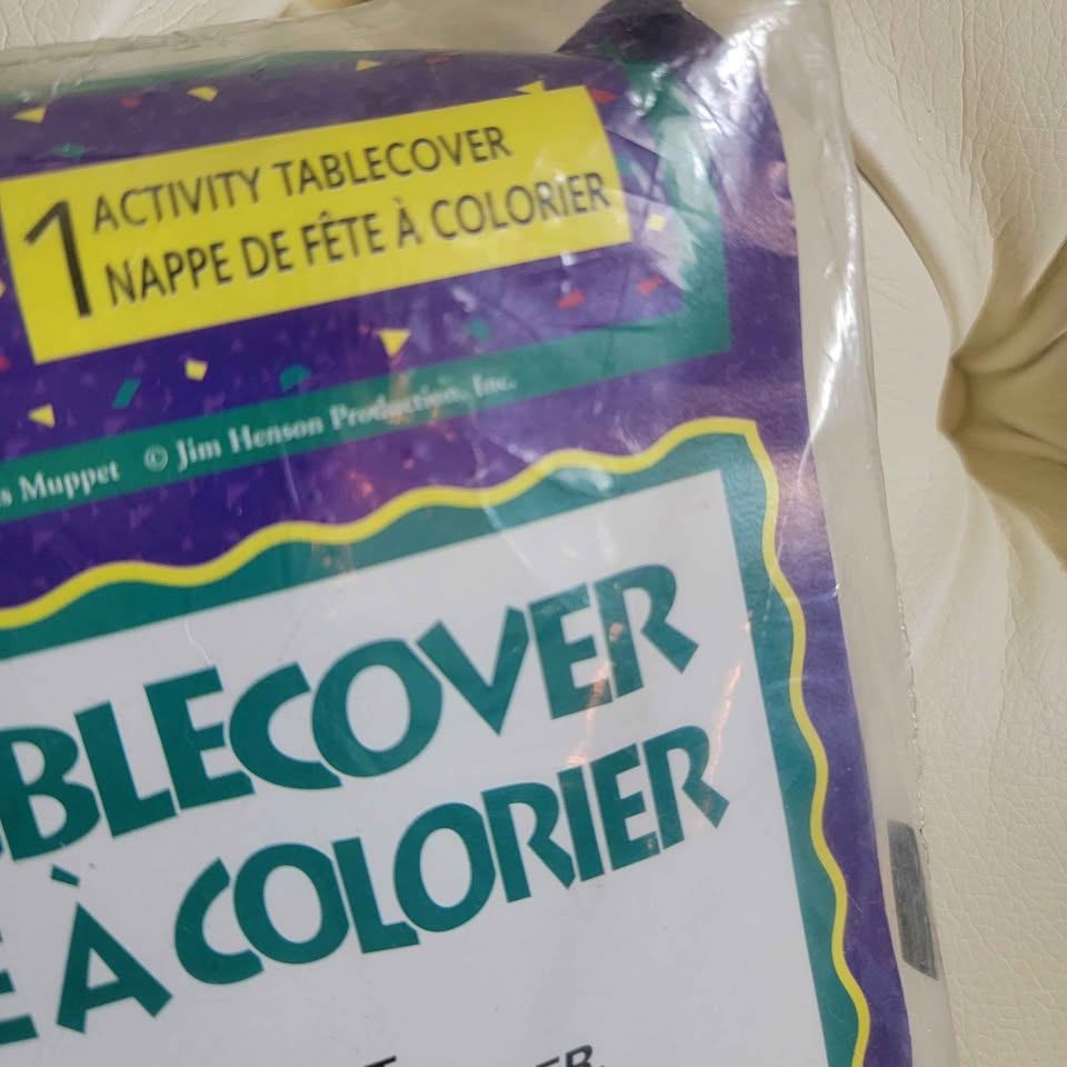 Sesame Street activity coloring tablecover sealed - photo 5