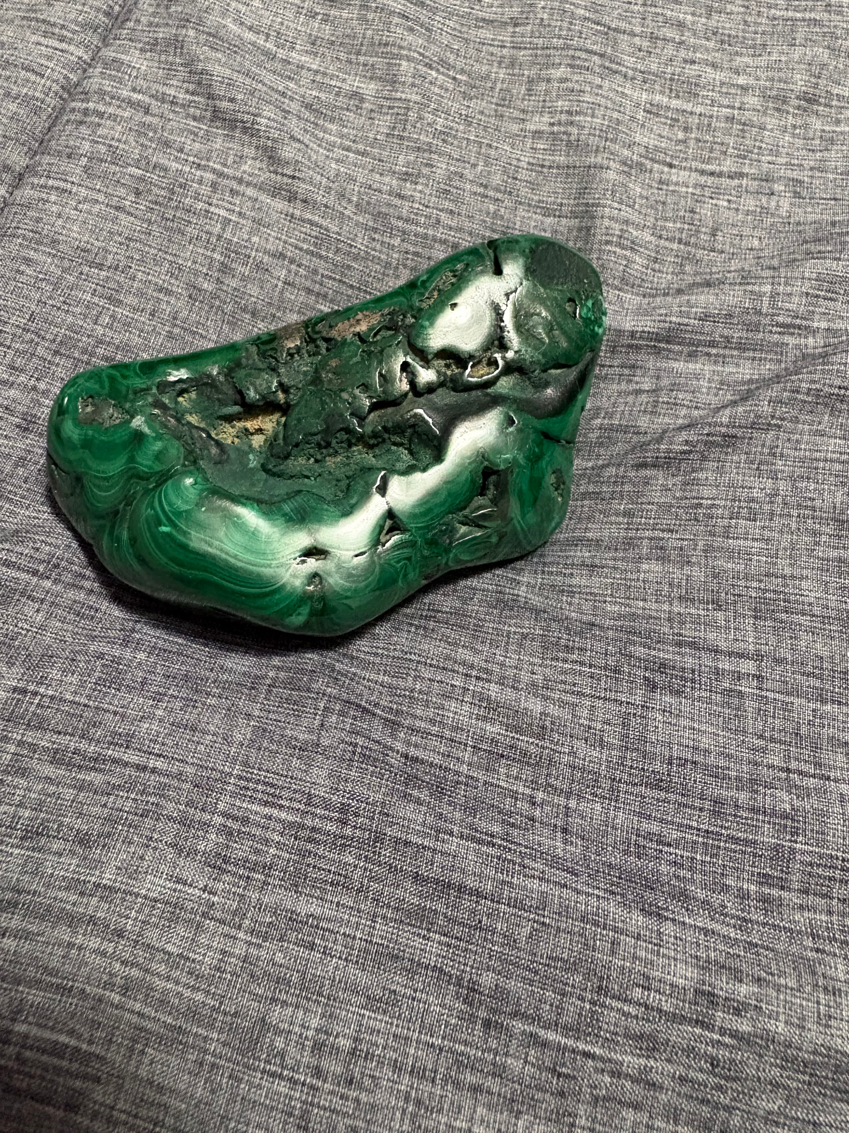 Natural Malachite Gemstone - photo 2