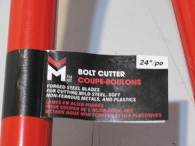 Benchmark 24 Inch Bolt Cutter, BRAND NEW - photo 3