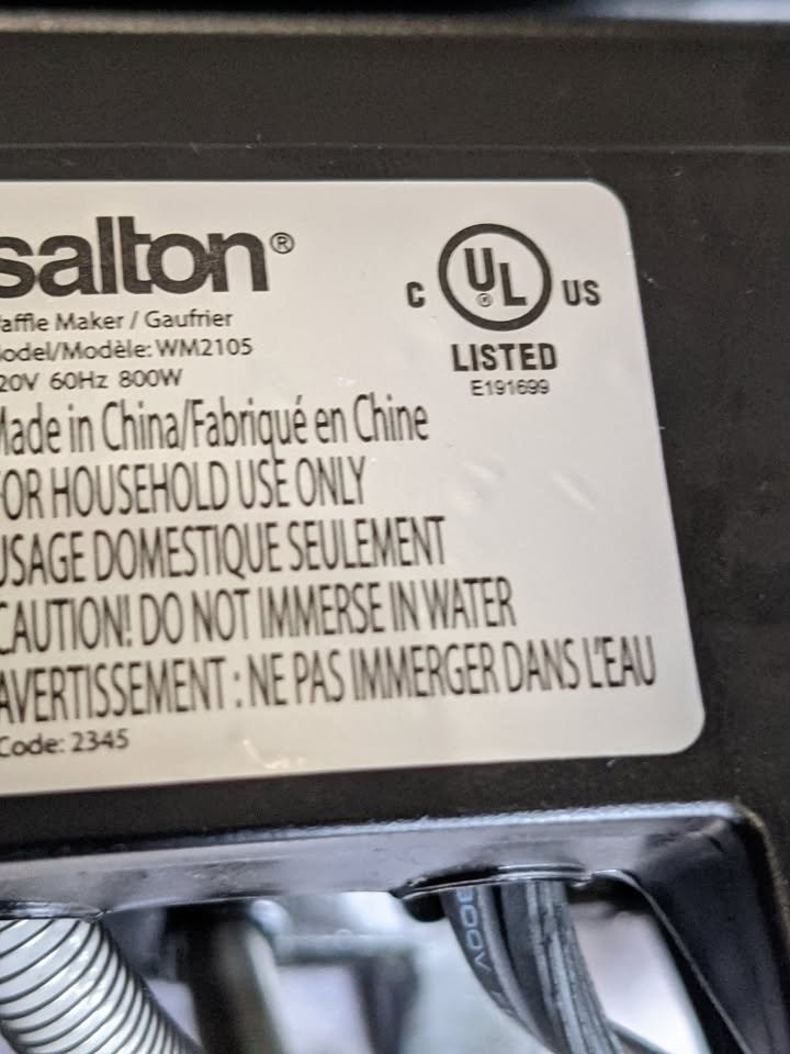 Salton STUFFED Waffle Maker, Makes 2-Inch Thick Belgian Waffles - photo 3