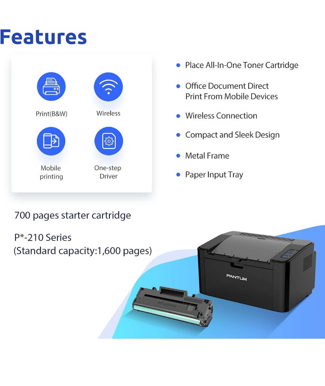 Wireless laser printer - photo 3