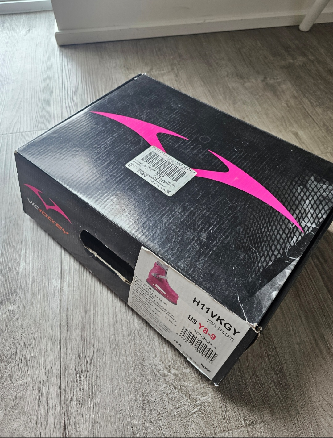 Ice Skates, Youth, Pink,  Size 8/9, almost new - photo 4
