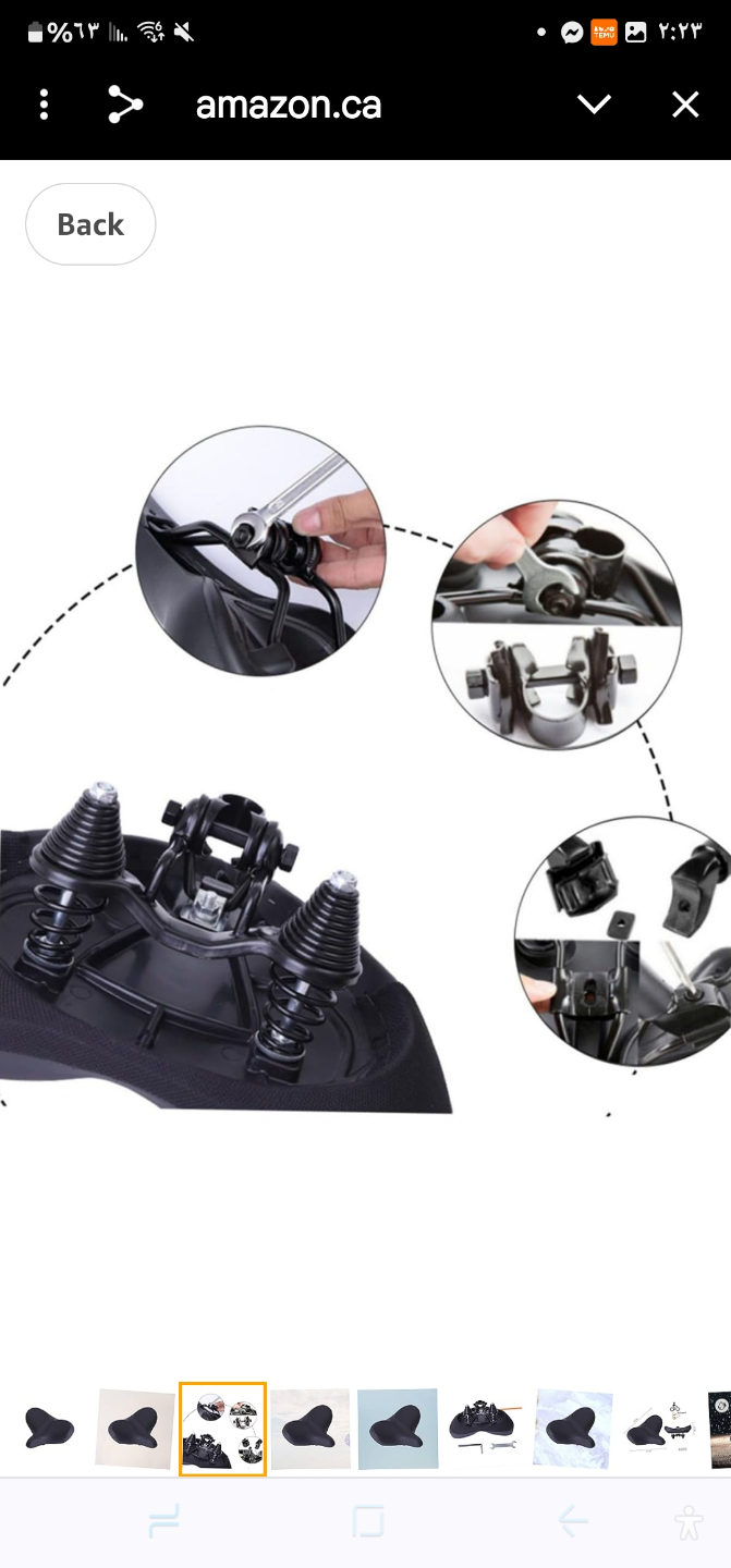 Comfortable Bicycle Seat with Shock Absorption - photo 2