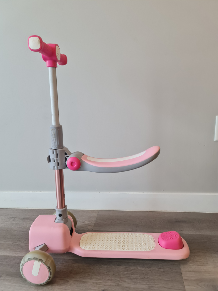 Pink Scooter with Seat