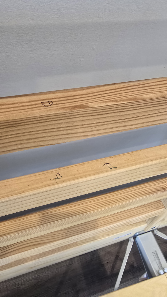 IKEA Wooden bed frame with two nightstands. - photo 4