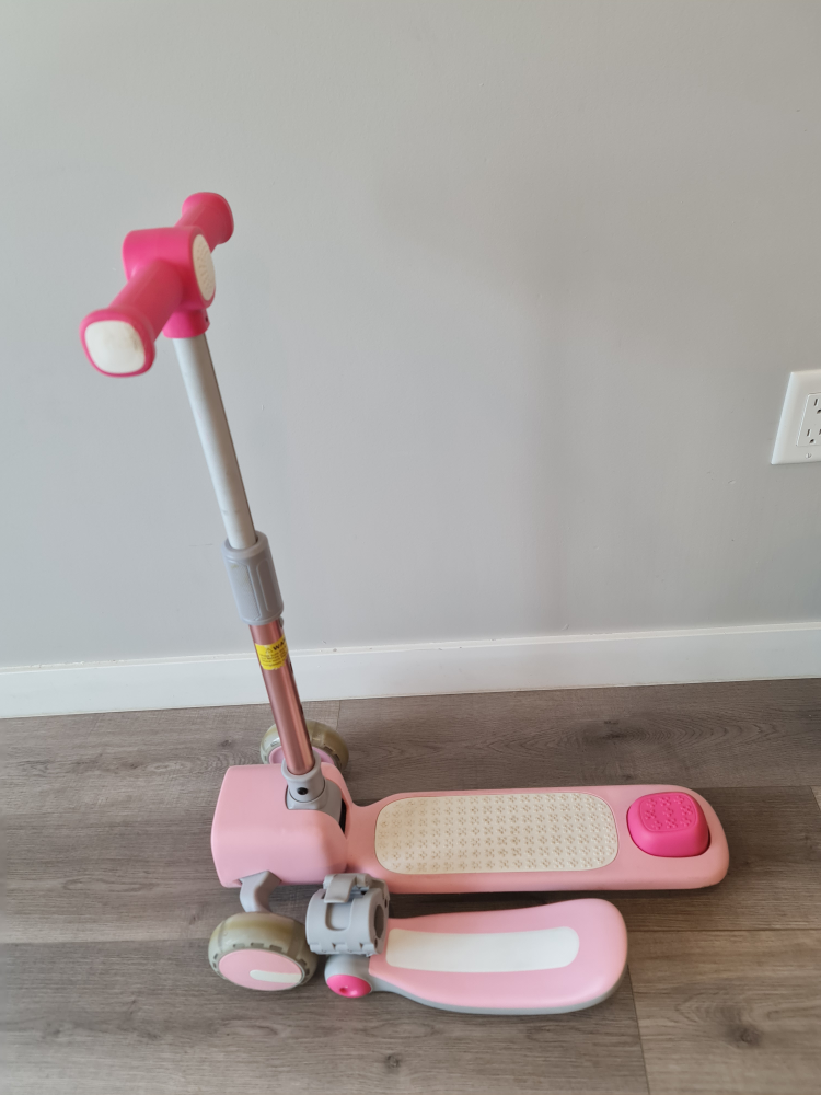 Pink Scooter with Seat - photo 2