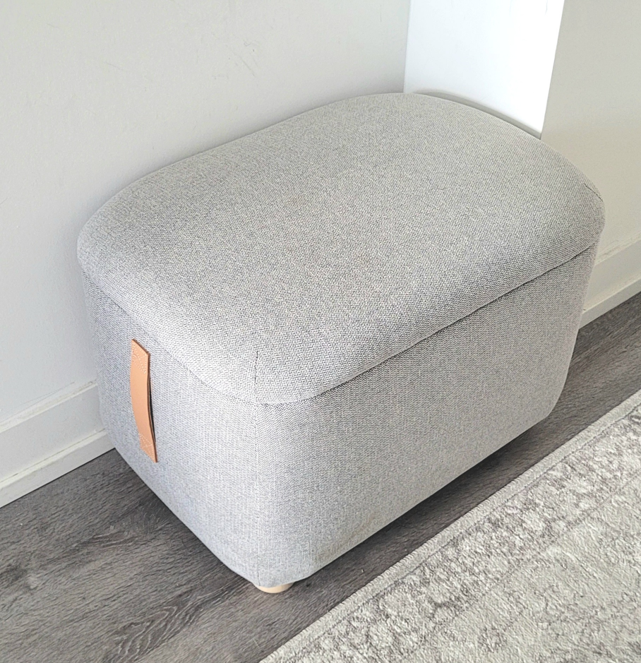 Storage Ottoman - Grey