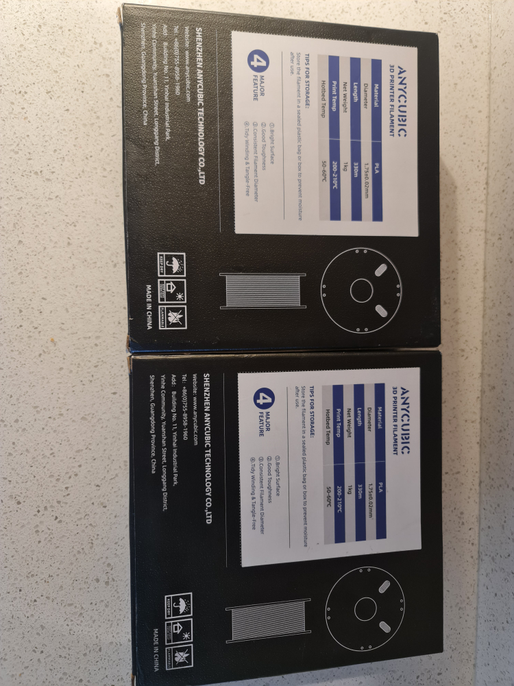 Anycubic 3D Printer Filament, PLA, 1kg, New - photo 2