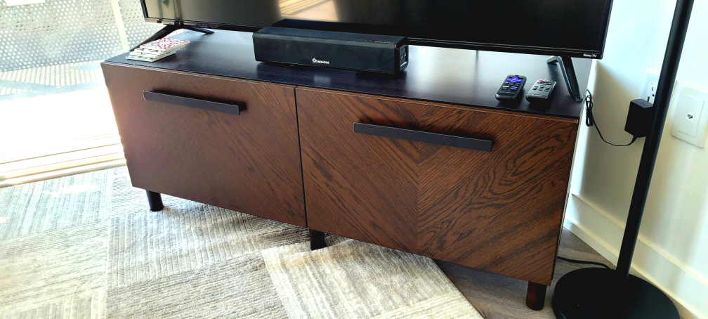 Wood TV Stand Cabinet