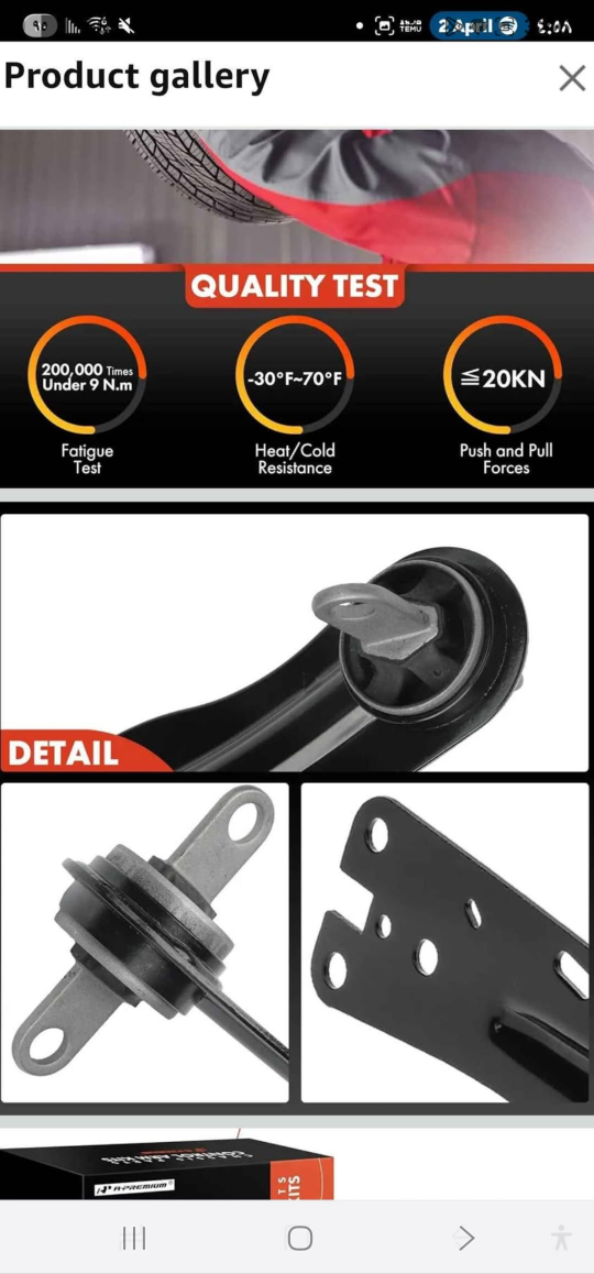 Hyperboom Suspension Control Arm