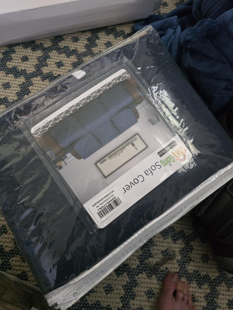Couch Coat - Convenient Reversible Sofa Cover by BulbHead