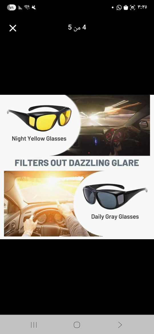 Night Yellow Driving Glasses
