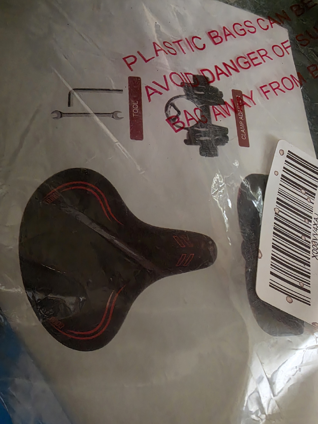 New Bike Seat with Tool Kit