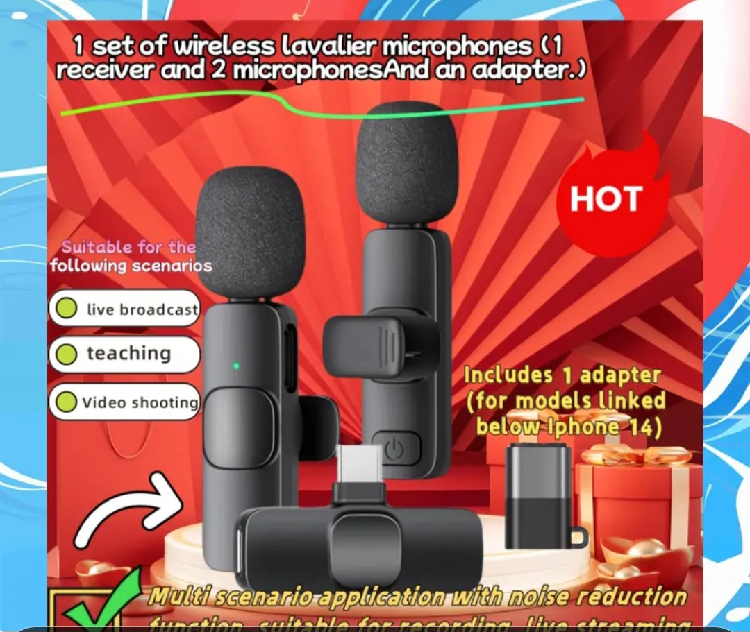 Wireless Lavalier Microphone for Live Show/Interview - New - photo 5
