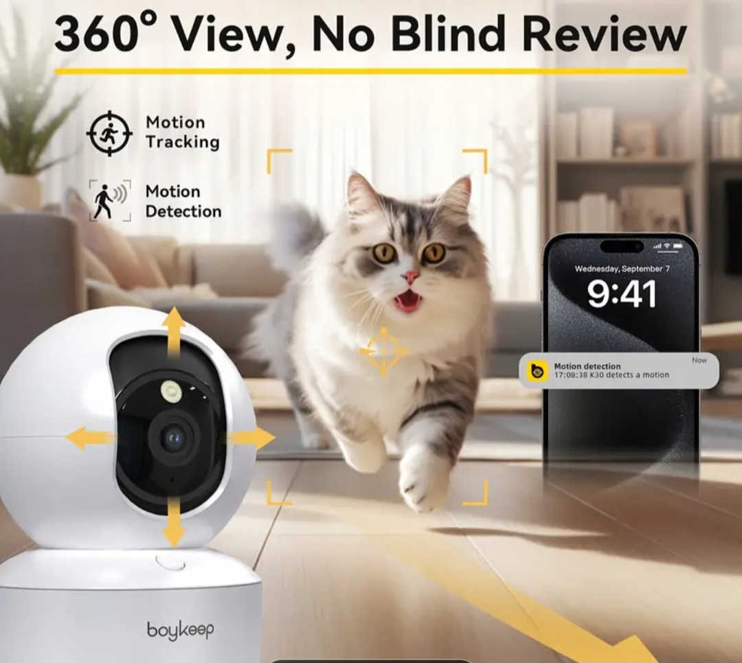 Boykeep Security Camera - Motion Detection, Night Vision - photo 2