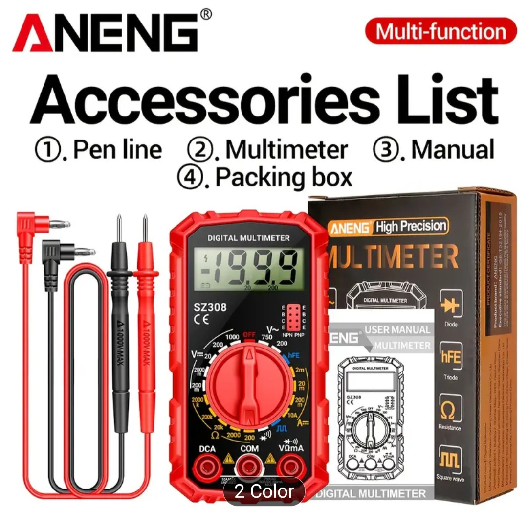 ANENG SZ308 Digital Multimeter - Like New!