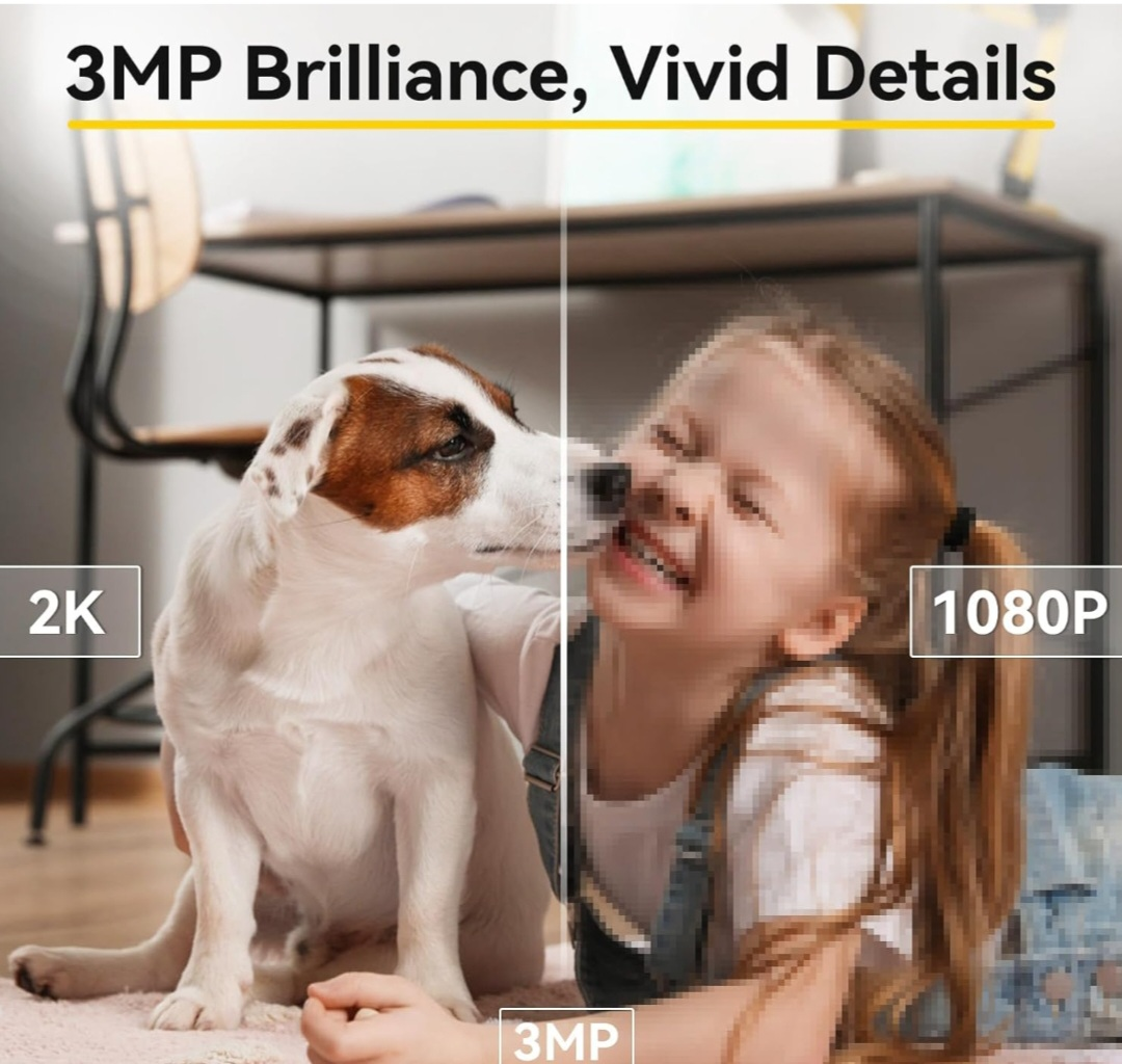 Boykeep 3MP Security Camera - White - photo 3