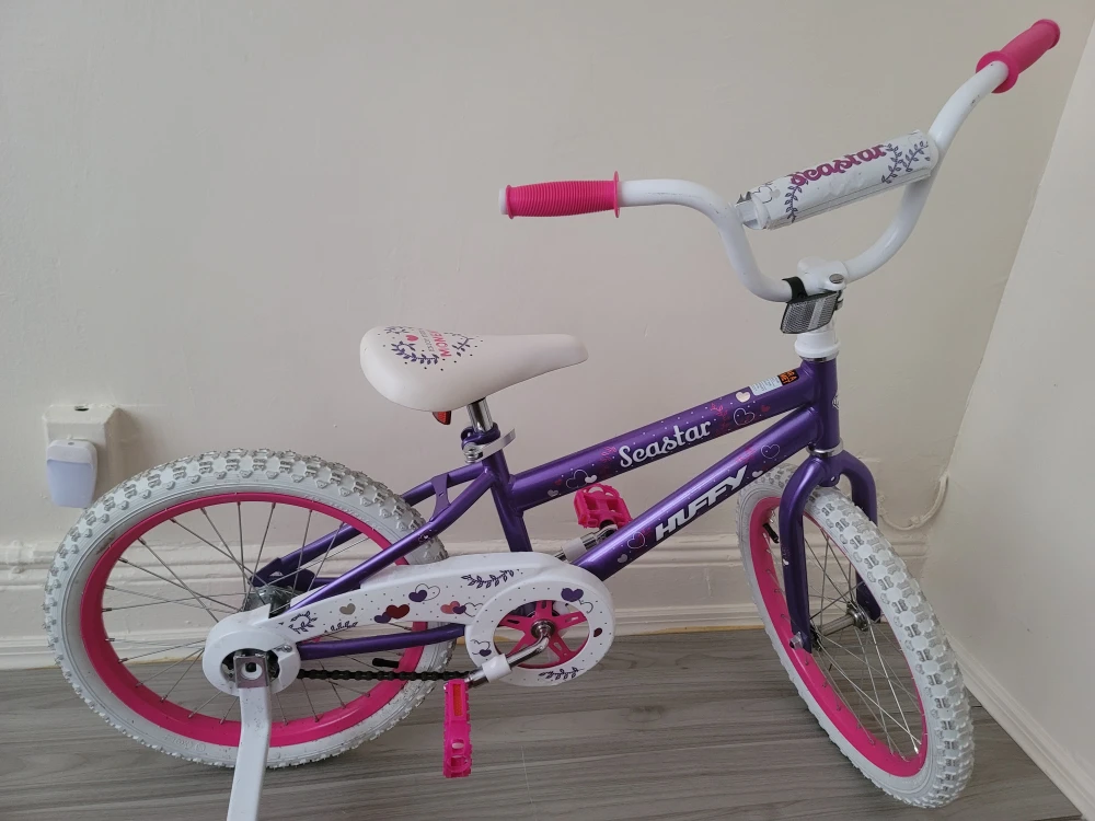 Huffy Seastar Girls Bike - Purple & Pink