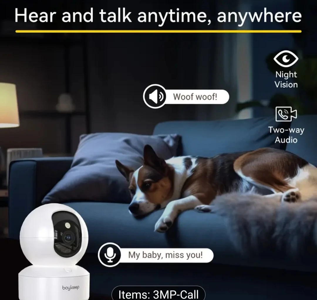 Boykeep 3MP-Call Security Camera - photo 5