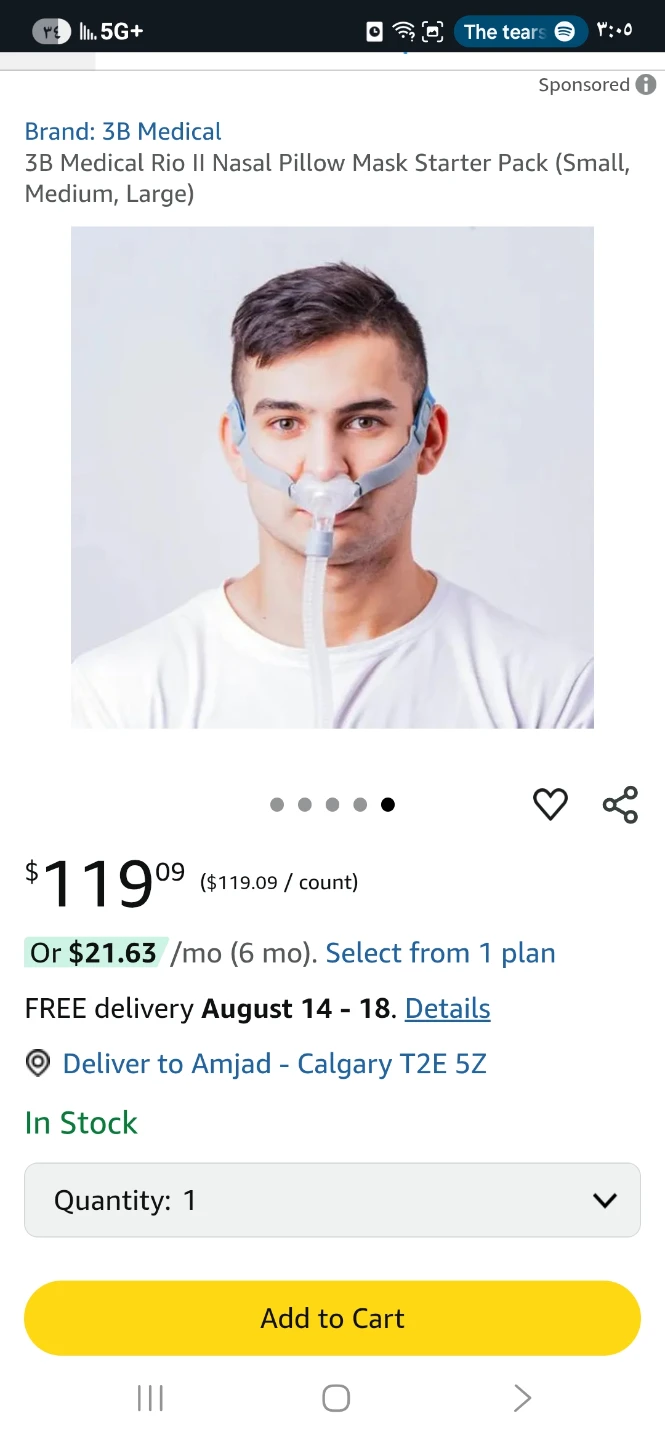 3B Medical Rio II Nasal Pillow Mask Starter Pack - photo 2