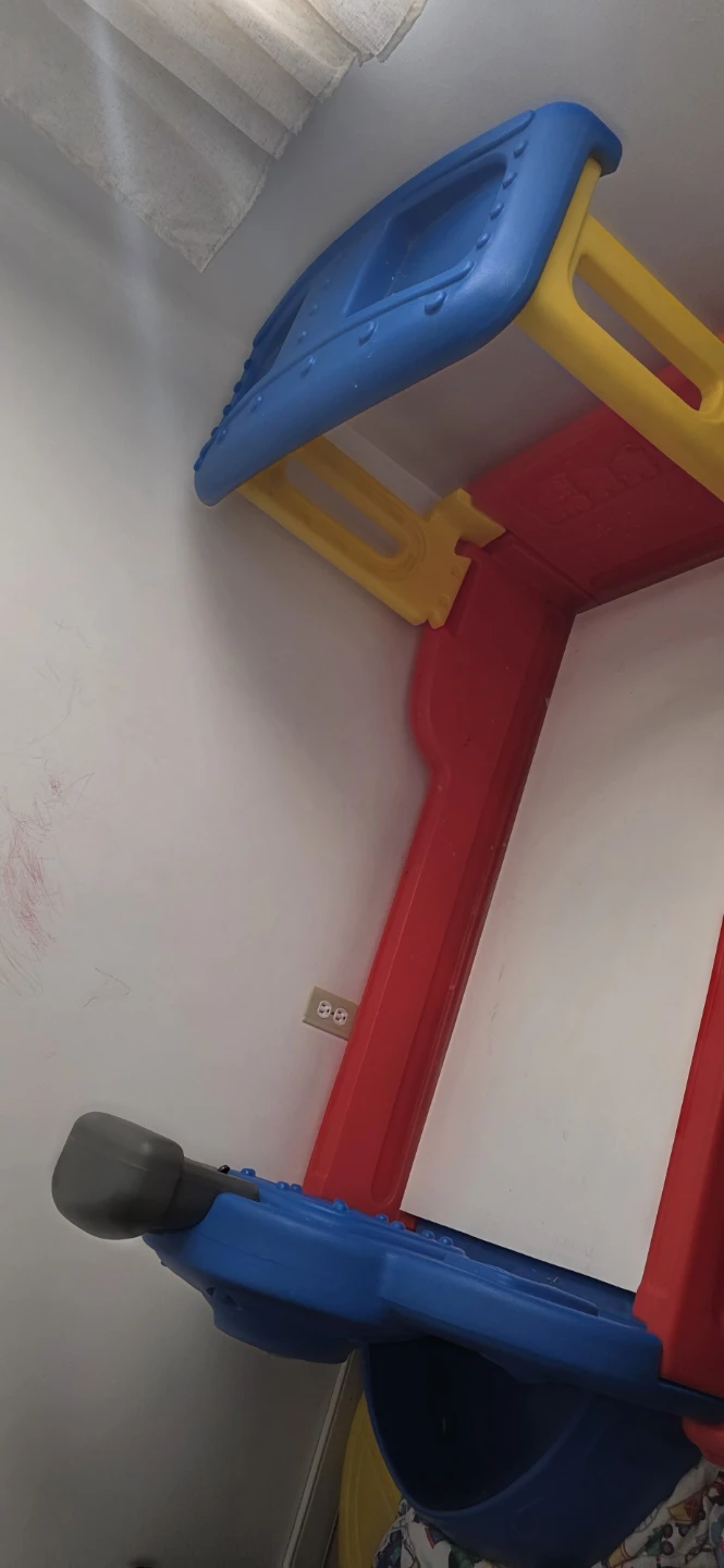 Little Tikes Train Toddler Bed - Red, Blue, Yellow