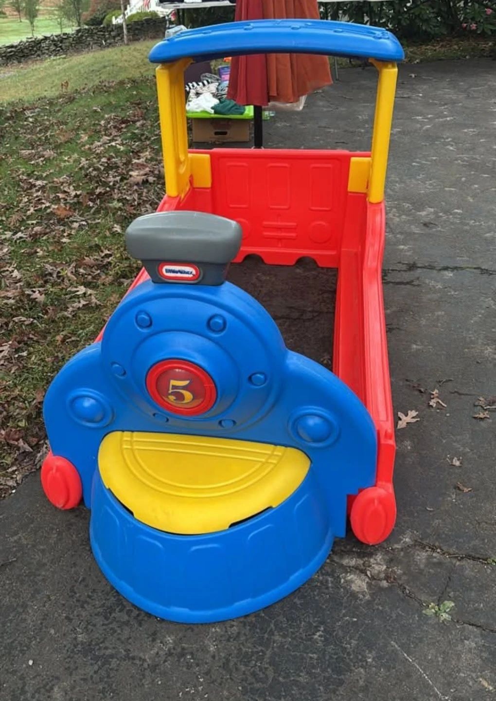 Little Tikes Train Toddler Bed - Red, Blue, Yellow - photo 5