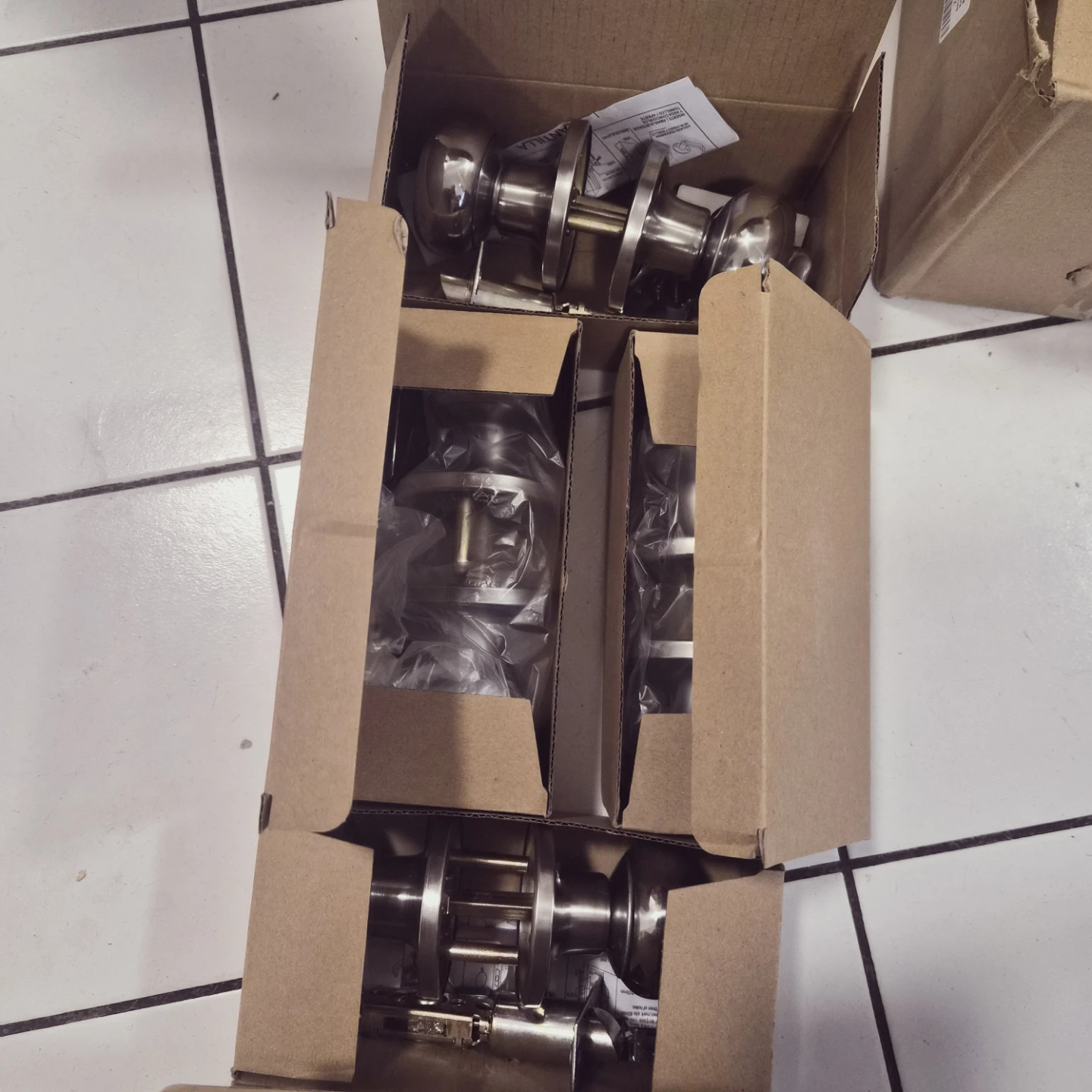 New Door Knobs - Boxed