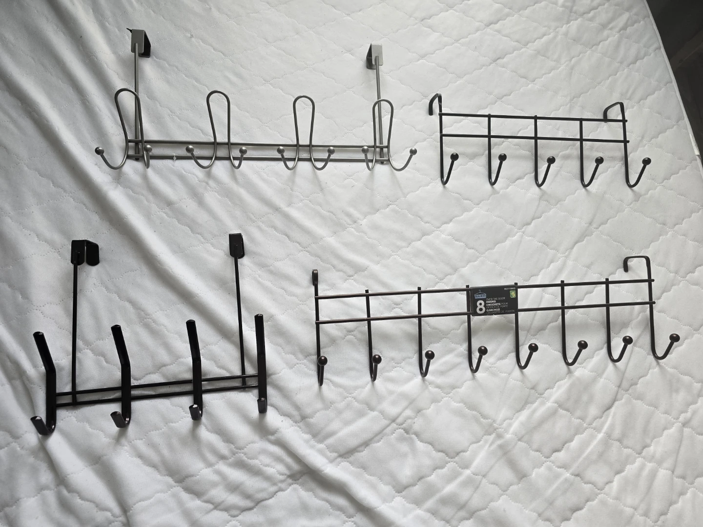 4 Door Hook Racks- all 5$ - Leaving Canada, I don't need them!