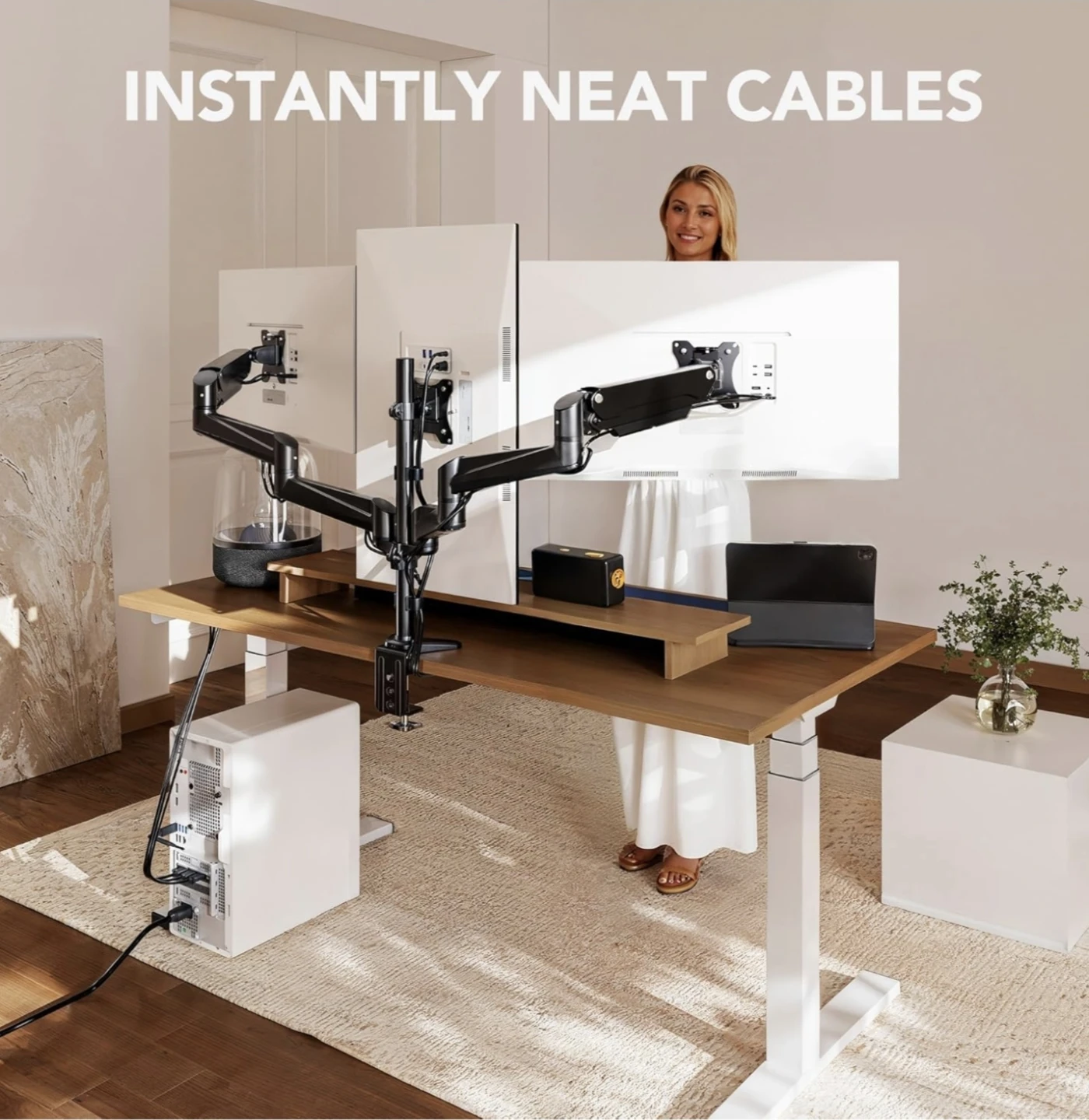 HUANUO Triple Monitor Mount - HNTS3 - photo 2