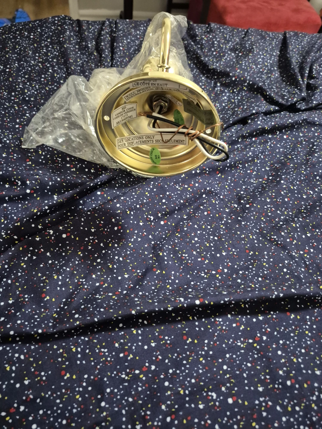 Gold Wall Sconce Lamp - photo 5