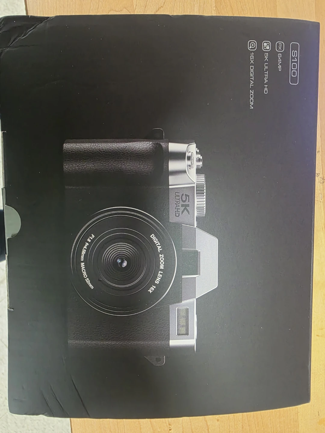S100 5K Ultra HD Digital Camera with 16x Zoom Lens - photo 3