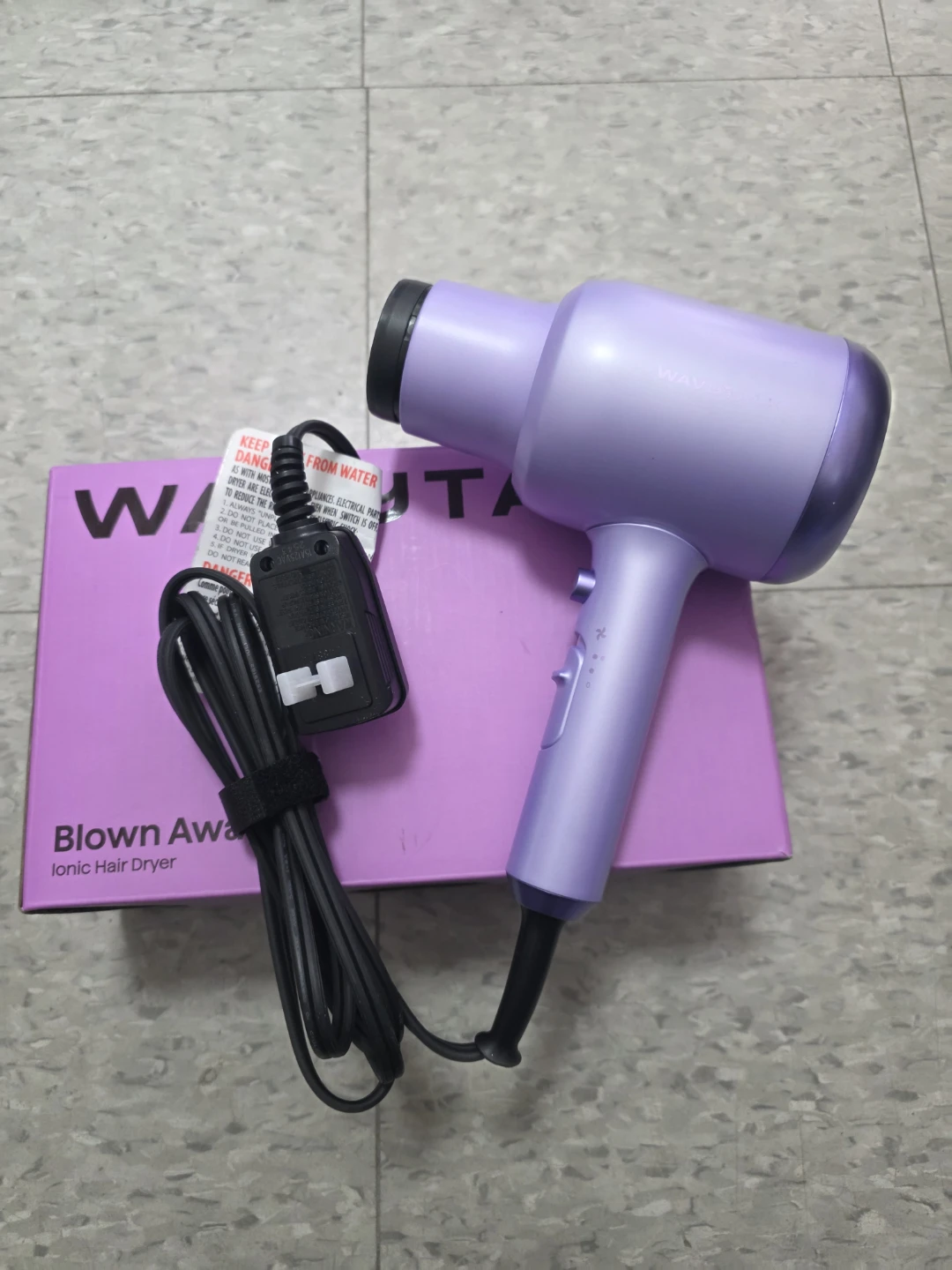 Wavytalk Blown Away Ionic Hair Dryer - Lavender