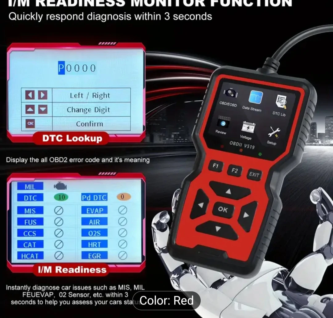 OBDII V519 Car Diagnostic Scanner Tool