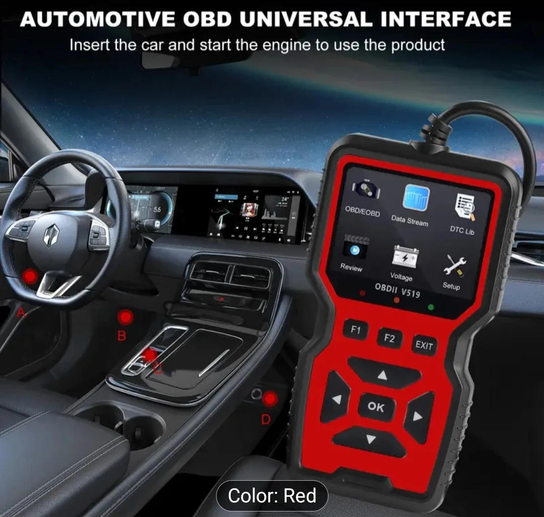 OBDII V519 Car Diagnostic Scanner Tool - photo 5