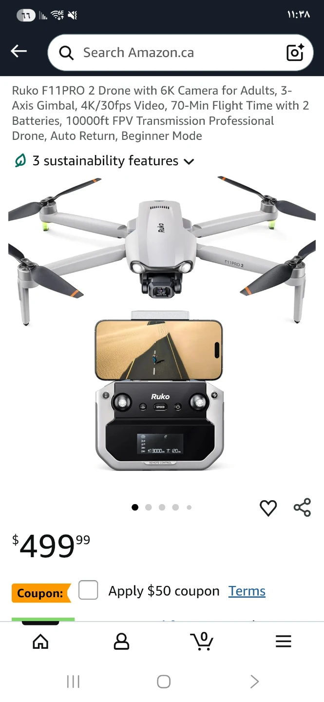 Ruko F11PRO 2 Drone with 4K Camera and Carrying Case - photo 2